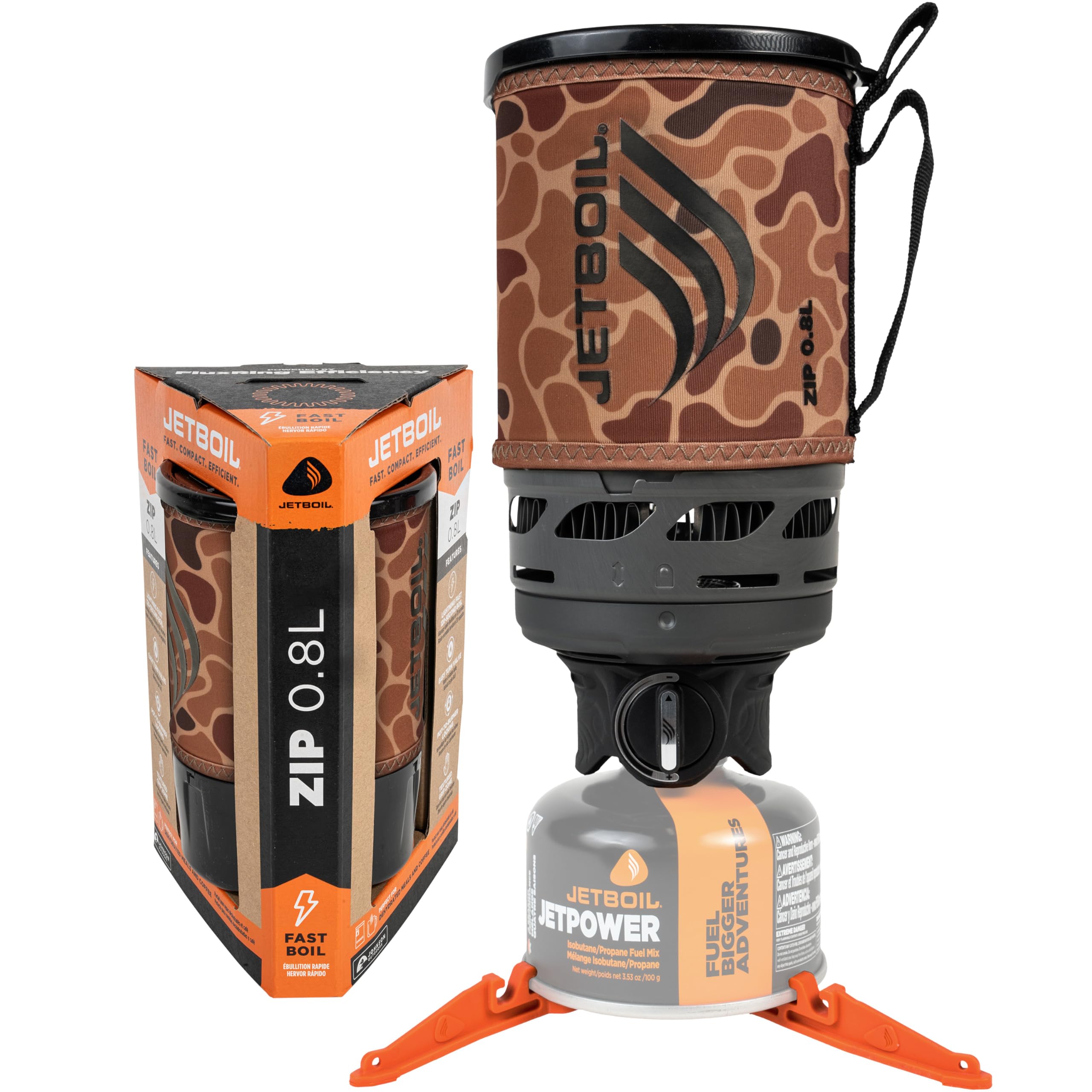 Amazon.com: Jetboil Zip 0.8L Portable Fast Boil Stove with Easy